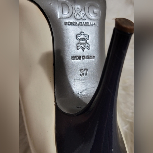 Dolce and Gabbana Peep Toe Heels - Picture 5 of 7